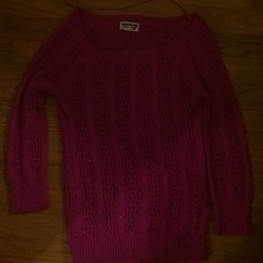 A Dream Out Loud by Selena Gomez purple sweater